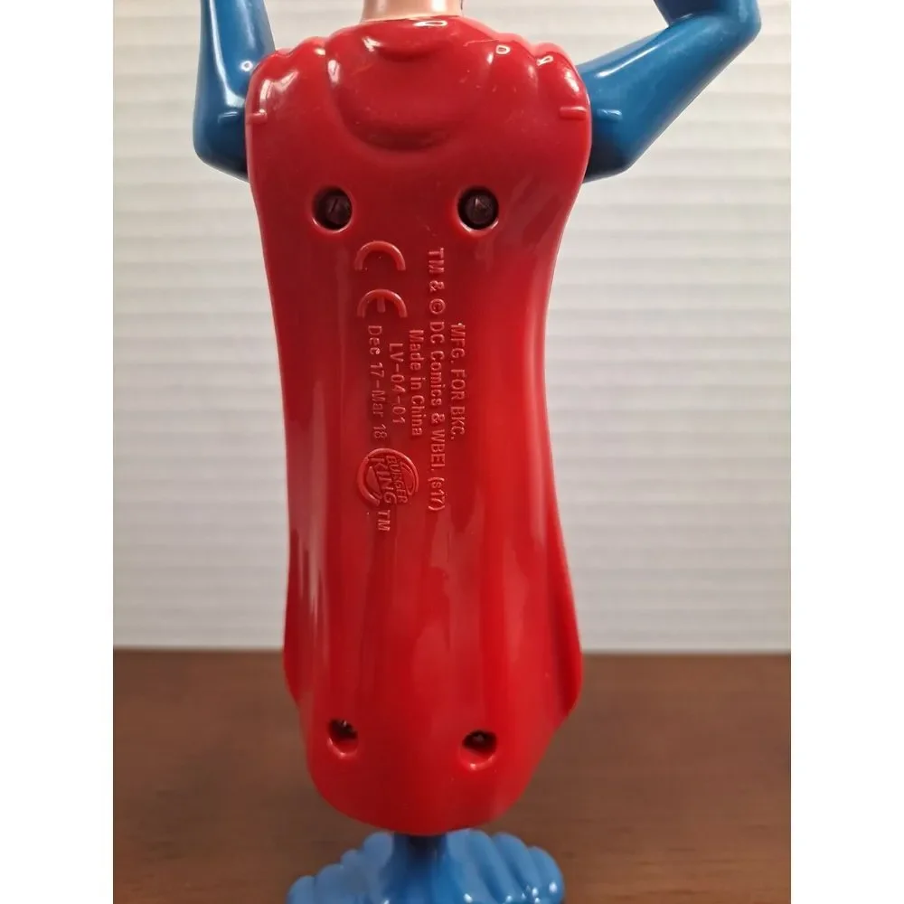 2018 Superman Burger‎ King Kids Meal Toy DC Comics Justice League 6.5